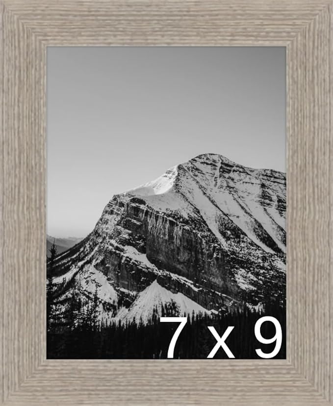 Frame It Easy 7 x 9 Rustic Gray Wood Frame (Derby)