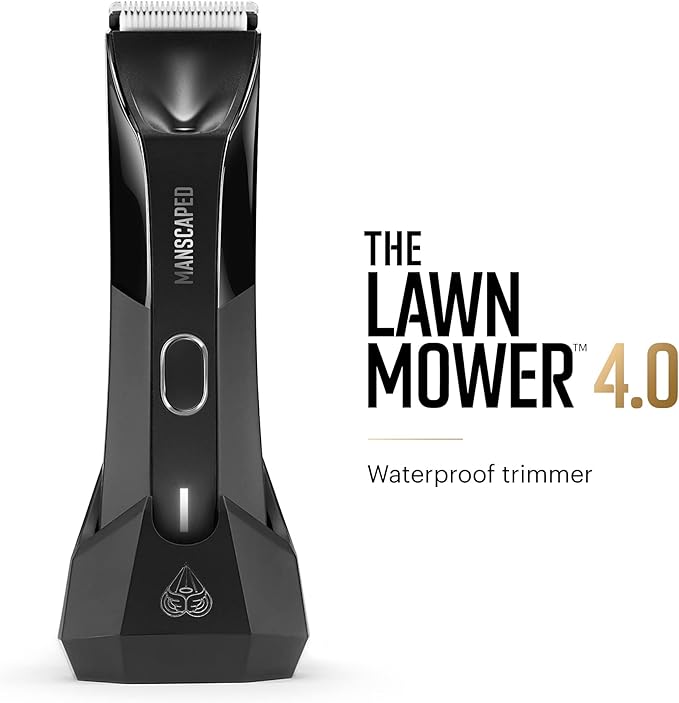 MANSCAPED® The Luxury Package 4.0 Includes: The Lawn Mower® 4.0 Electric Trimmer, The Shears 2.0 Nail Kit, Crop Preserver™, Deodorant, Body Wash, 2-IN-1 Shampoo & Conditioner, The Shed toiletry bag
