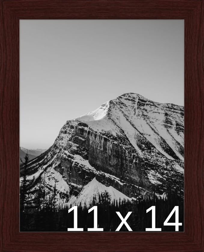 Frame It Easy 11 1/2 x 14 Merlot Wood Frame (Derby)