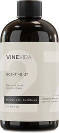 VINEVIDA [16 Fl Oz] Coconut Cream Fragrance Oil for Cold Air Diffusers, Essential Oils for Diffuser Oil Refill & Air Freshener Room Spray