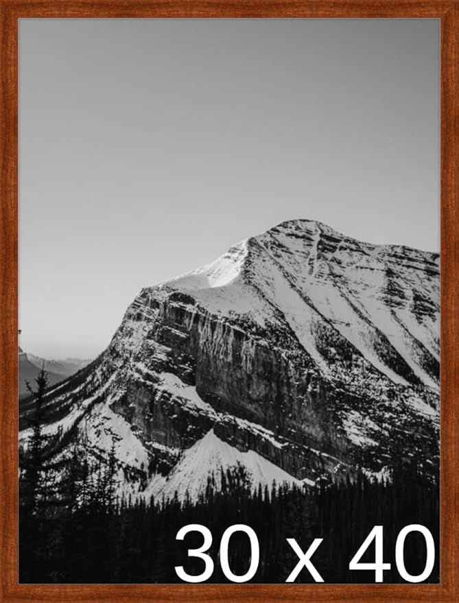 Frame It Easy 30 x 40 Russet Wood Frame (Derby)