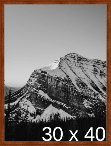 Frame It Easy 30 x 40 Russet Wood Frame (Derby)