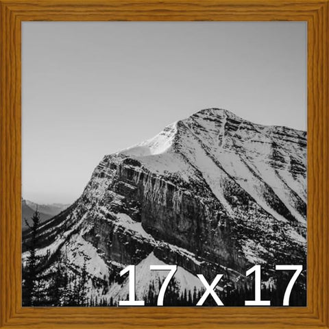 Frame It Easy 17 x 17 Hazel Wood Frame (Derby)