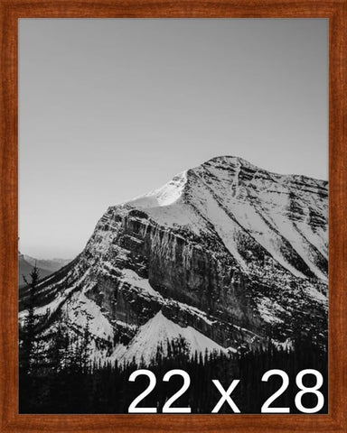 Frame It Easy 22 x 28 Russet Wood Frame (Derby)