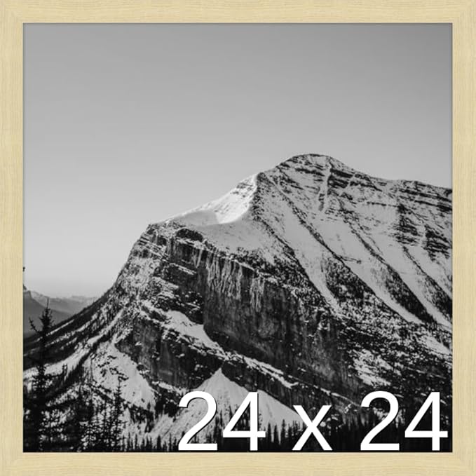 Frame It Easy 24 x 24 Wheat Wood Frame (Derby)