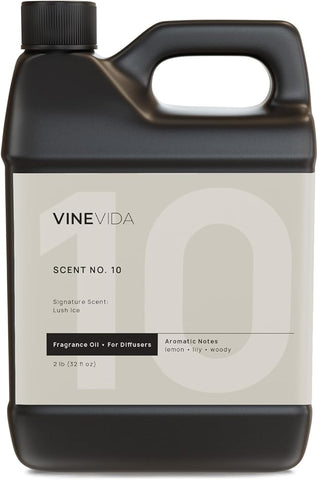 VINEVIDA Lush Ice Fragrance Oil for Cold Air Diffusers - 32 Fl Oz - Essential Oils for Diffuser Oil Refill & Air Freshener Room Spray