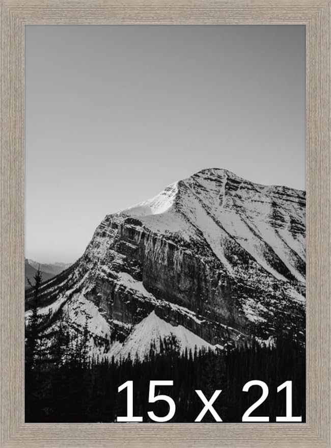 Frame It Easy 15 x 21 Rustic Gray Wood Frame (Derby)