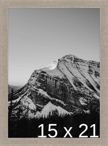 Frame It Easy 15 x 21 Rustic Gray Wood Frame (Derby)