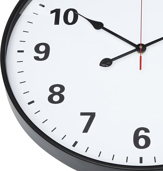 Metal Indoor Outdoor Wall Clock 24IN Rust Color, Retro Silent Quartz Battery Operated, Decorative for Patio, Kitchen, Living Room, Bedroom, Pool