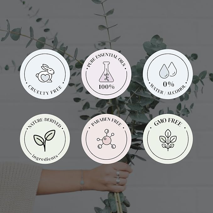 Eucalyptus Mint Essential Oils for Diffusers for Home, Nature-Based Eucalyptus Essential Oil, Long-Lasting & Family-Friendly Diffuser Oils Scents, IFRA Certified, Cold Air & Ultrasonic-16 oz
