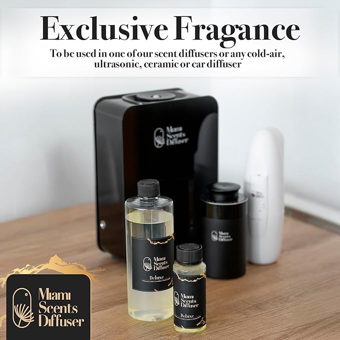 Deluxe Scent Inspired by Hyde's Hotel 17 Fl Oz - 500 ml Essential Oils Aroma for Home Office Diffuser Luxury Fragance Refill Aromatherapy Fresh Blend of Amber, Violet, Cedar, Leather and Sandalwood.