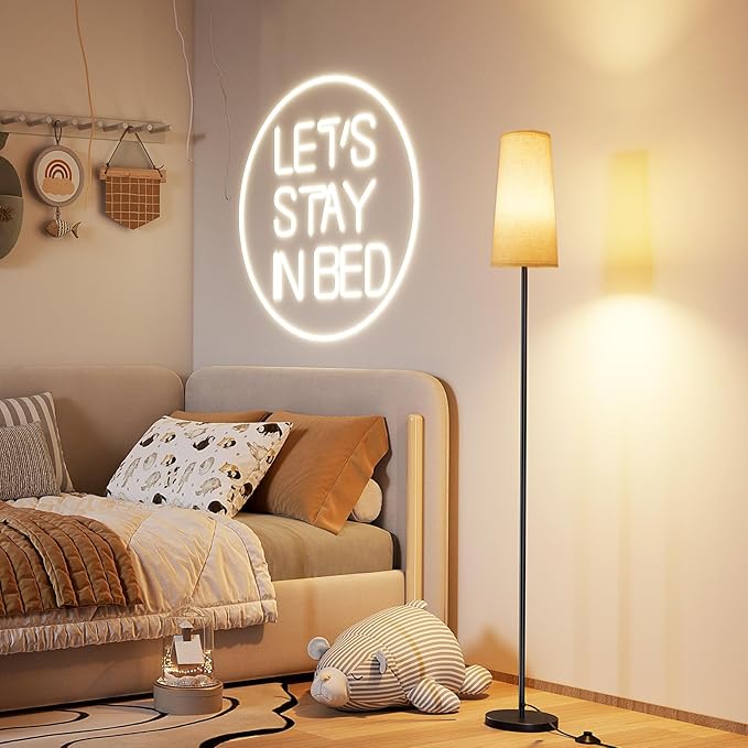 SUNMORY Floor Lamps for Living Room/Bedroom/Office, Standing Lamp with LED Bulb, 3 Color Temperature Tall Lamp, Suitable for Modern/Boho/Farmhouse and Other Home Decor Styles, Black Floor Lamp