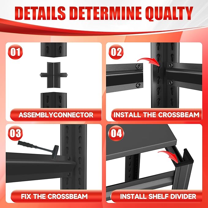 5 Tier Metal Bookshelf Heavy Duty Shelving Unit Steel Utility Racks, Black Bookshelf Industrial Corner Storage Shelf for Office,Kitchen,Bedroom and Living Room, Adjustable Shelves for Garage