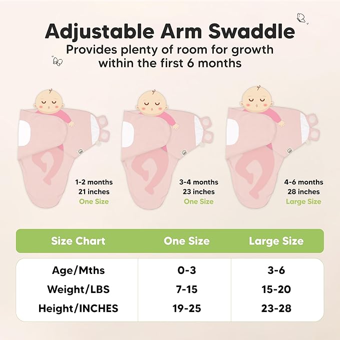KeaBabies 3-Pack Swaddles for Newborns, Girls, Boys with Hats - Organic Soft Baby Sleep Sacks, Breathable Baby Swaddle 3-6 Months Beanies Set, Premie Infant Sleep Sack 0-3 Months (Daffodil)