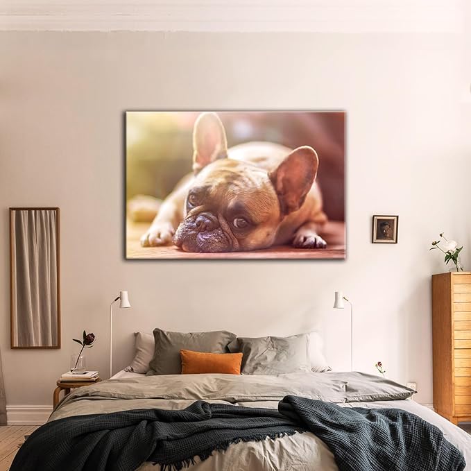 Looife 40"x30" Custom Canvas Prints, Custom Picture Personalized Wall Art with Your Photo on Canvas