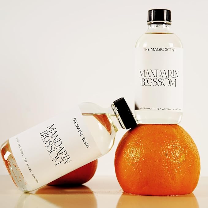Mandarin Blossom Diffuser Oil - Hotel & Home Luxury Scents Inspired by St. Regis Hotel, Maldives - Diffuser Oil Scents for Home Designed for Use in All Diffusers - 4 fl oz, 120 mL
