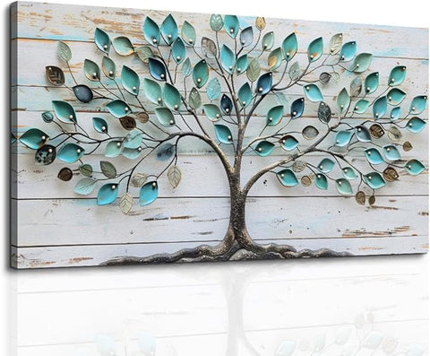 MHARTK66 30 X 60 Wall Art For Living Room Abstract Wall Decor For Bedroom Large Wall Art Canvas Prints Tree Landscape Picture Framed Artwork For Walls Office Paintings Modern Decorations For Home