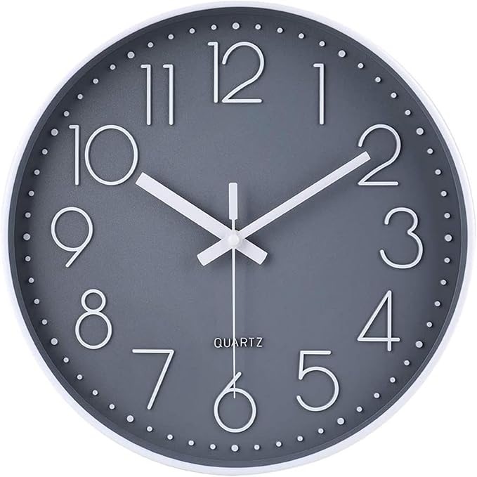 jomparis 16 Inch Large Wall Clock Silent Modern Elegant Simple Decor for Living Room Office