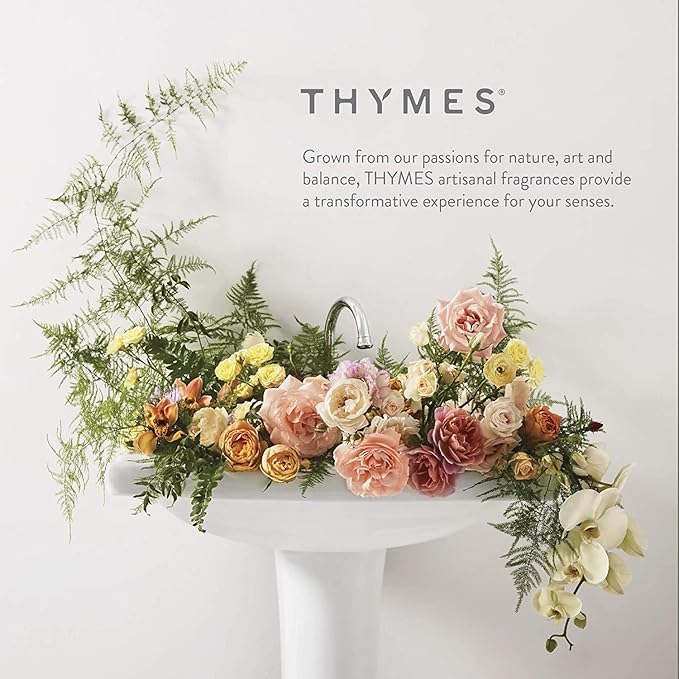 Thymes Aqua Coralline Reed Diffuser Oil - Room Fragrance Oil - Flameless Home Fragrance - 7.75 Fl Oz