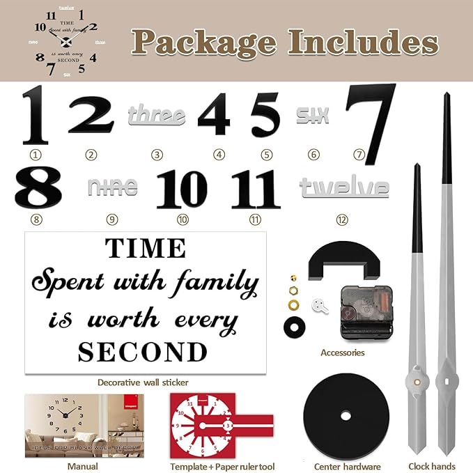 VANGOLD Design Framless Wall Clock