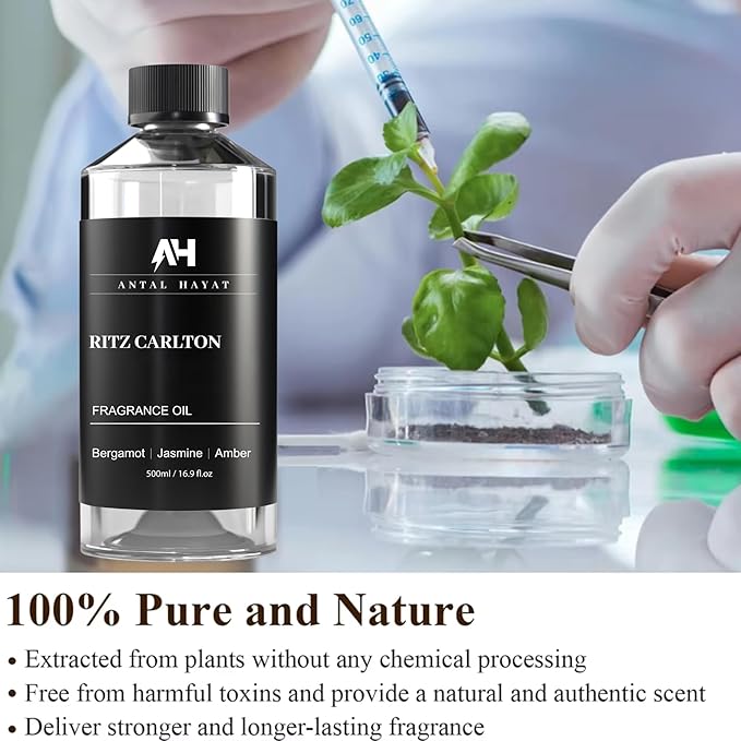 Essential Oil Aromatherapy Inspired by Luxury Hotels - Home Luxury Scent - Antal Hayat Diffuser Oil Scent - Diffuser Oil Blends for Aromatherapy (16.9 Fl oz, Ritz Carlton)