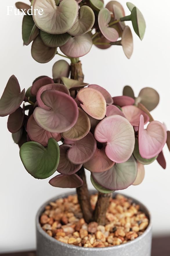 Fake Hanging Plant with Pot, 2 Pack Small Artificial Plants in Pot and Mini Faux Ivy Vines Hanging Plants for Shelves, Greenery Decor for Livingroom Room Wall Office Desk (Brown)
