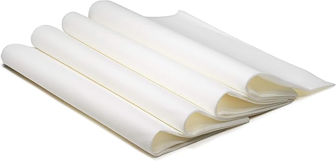 " OCCASIONS " 320pcs set (40 Guests)-Heavyweight Wedding Party Disposable Plastic Plate Set -40 x 10.5'' + 40 x 7.5'' + Silverware + Cups +linen like paper Napkins (Plain Ivory)