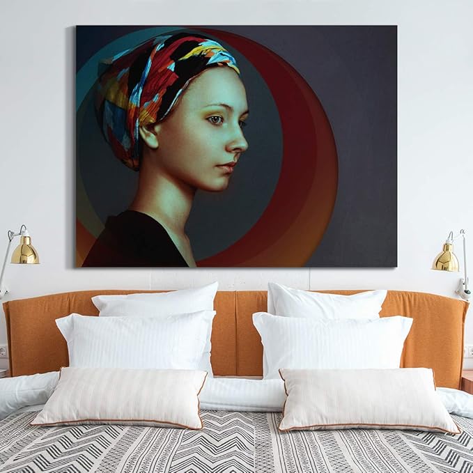 Looife Custom Canvas Wall Art from Your Photo 48x36 inch Frame Personalized Picture Prints Decor Wrapped Canvas Poster for Room Decoration Ready to Hang