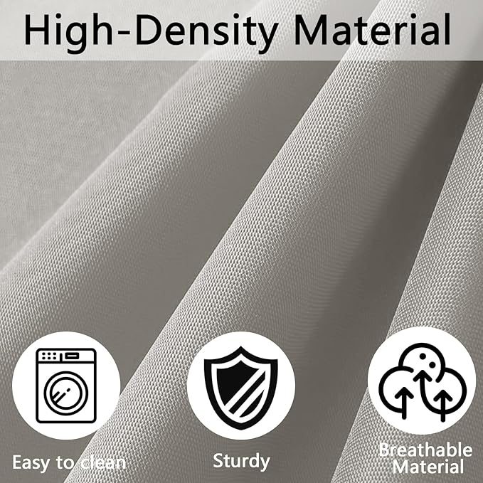14Pieces Patio Cushion Covers Replacement,Waterproof Outdoor Cushions Covers for 6-Seaters Sofa,Slipcovers Set with Zippers,Washable Cover Only(Gray)