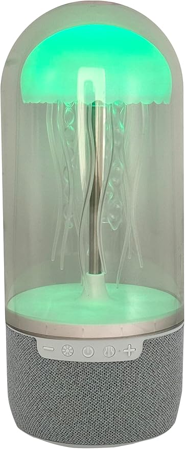 Jellyfish Mood Lamp with Bluetooth Speaker, Color Changing LED, Floating Jellyfish, Volume Control