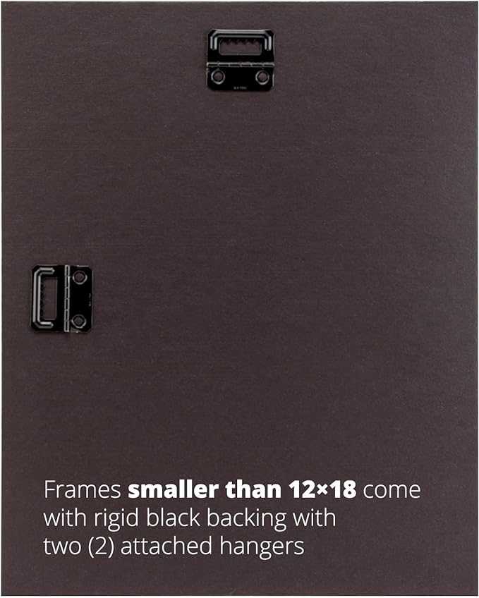 Craig Frames Upscale, 11x14 Picture Frame, Satin Black, Set of 4