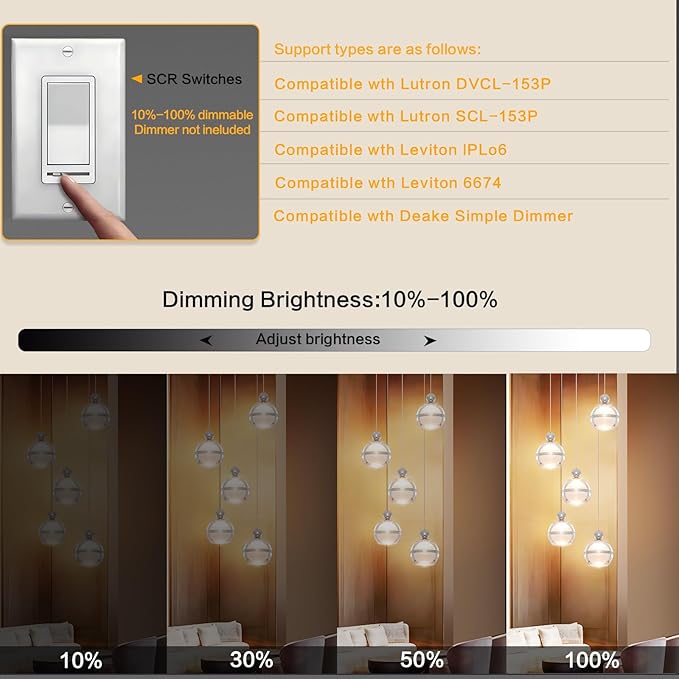 5 Lights Modern Pendant Lighting Chrome Globe Hanging Ceiling Pendant Light Fixtures Cluster LED Dimmable Pendant Lights Kitchen Island for Dining Room Living Room Bedroom Foyer Stairs