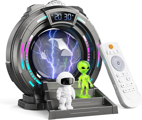 G1 Galaxy Projector with Plasma Ball, Sleep Aid Light for Kids with Aurora Northern Lights, Built-in White Noise, Music Playback, Alarm and Remote Control, Star Lights for Bedroom Decor&Gift