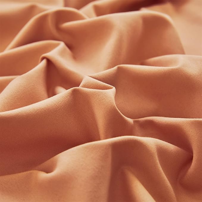 Pureant Peach Comforter Sets King Grapefruit Color Bedding Comforter Women Girls Luxurious Orange Pink Aesthetic Quilts Adults Teens Solid Coral Pink Modern Candy Bed Pure Peachy Pink Bed Blankets