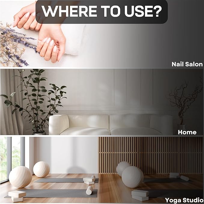 Smart Plug-in Diffuser with App Control | Waterless Cold Air Diffuser | W Hotel-Inspired Scent Included | 500 Sq. Ft. Coverage | Mother's Day & Housewarming Gift | Black