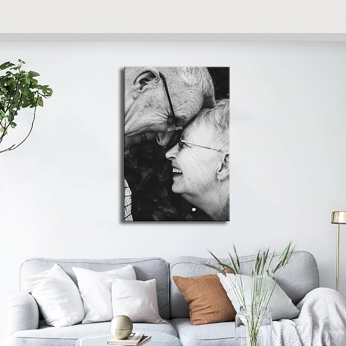Looife 32"x48" Custom Canvas Prints, Custom Picture Personalized Wall Art with Your Photo on Canvas