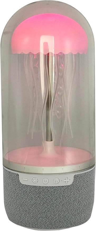 Jellyfish Mood Lamp with Bluetooth Speaker, Color Changing LED, Floating Jellyfish, Volume Control