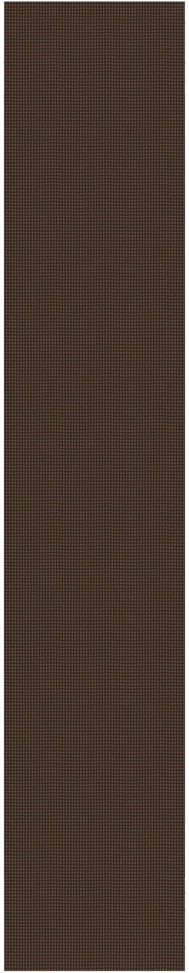 IOHOUZE Washable Exrea Long Hallway Runner Rug 3x16 Non Slip Rubber Backed Kitchen Runner Entryway Runner Indoor, Woven Rugs Floor Carpet for Kitchen Hall Entryway Stair, Brown