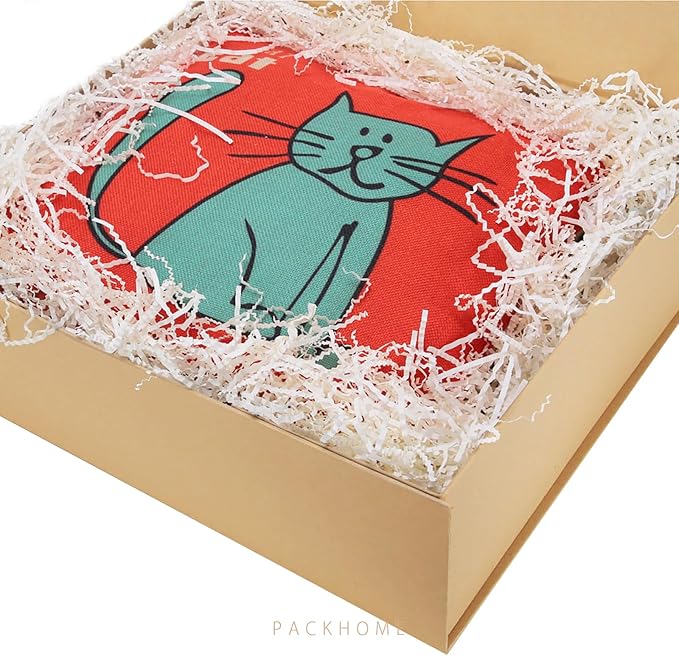 PACKHOME 17x14.5x5.5 Inches, 3 Extra Large Gift Boxes with Lids, Magnetic Closure Boxes for Clothes and Large Gifts (Kraft)