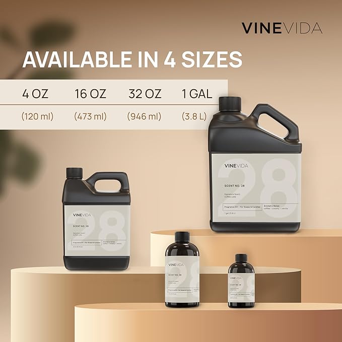 VINEVIDA [Gallon (128 Fl Oz)] Cannabis Flower Fragrance Oil for Cold Air Diffusers, Essential Oils for Diffuser Oil Refill & Air Freshener Room Spray