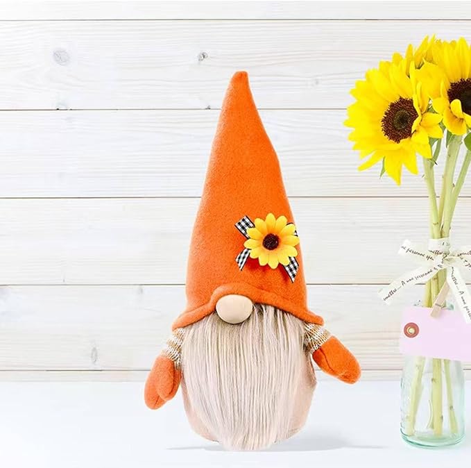 Gnomes Plush Decorations,Fall Decor Fall Gnome Plush Decorations for Home,Handmade Swedish Tomte Doll Mr and Mrs Scandinavian Gnomes,Thanksigiving Gnome Decor, Boy