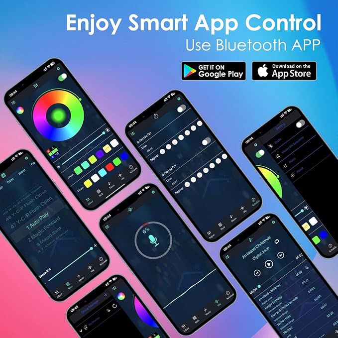 RGB Corner Floor Lights, Floor Lamp RGB Color Changing Corner Lamp LED Modern Floor Lamp with Bluetooth APP and Remote Control Music Sync, 65" Mood Lighting 24H Timing 398+ DIY Modes Lamp