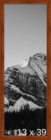Frame It Easy 13 x 39 Russet Wood Frame (Derby)