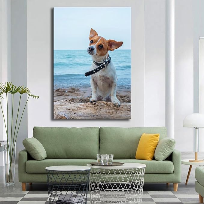 Looife Custom Canvas Prints, Personalized Wall Art with Your Photo on Canvas - 24"x36"