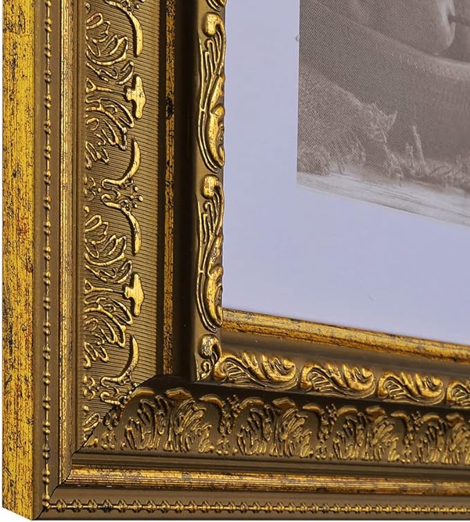 13 x 19 Frame 3-1/2" 13x19 Gold Frame.13x19 Poster Frame.13 x 19 Picture Frames for Wall Mounting.Large Ornate 19x13 Canvas Oil Painting Frames Gothic Vintage Antique Luxury 104.Baroque Wood Alternative-Polystyrene for Photo,Diploma,Puzzle,TV