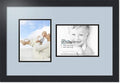ArtToFrames Collage Photo Frame Double Mat with 2 - 6x8 Openings and Satin Black Frame