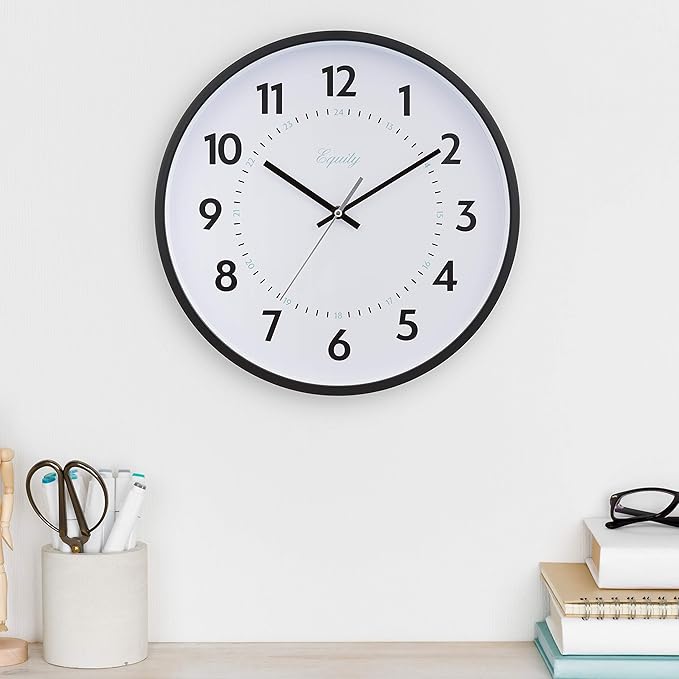Equity 25509 14 Inch Basics Commercial Quartz Wall Clock