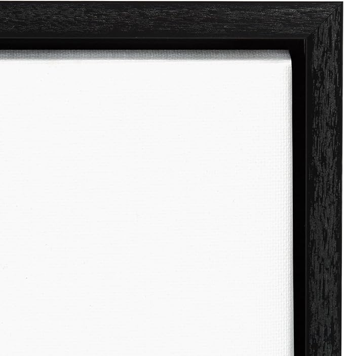Amanti Art Framed Canvas Wall Art 30x30 Sea Glass Sandbar I by Emma Scarvey, Framed Wall Art Canvas, Abstract Artwork, Modern Decor, Large Poster Painting for Living Room, Bedroom, Bathroom, Kitchen,