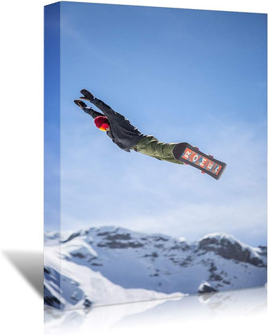 Looife Custom Canvas Wall Art from Your Photo 20x30 inch Frame Personalized Picture Prints Decor Wrapped Canvas Poster for Room Decoration Ready to Hang