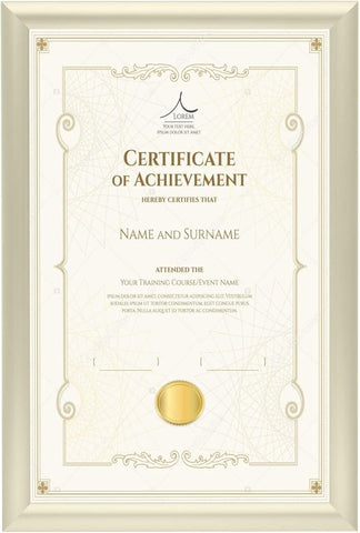 SnapeZo Notice Frame 11x17 Inches, Off-White 1 Inch Aluminum Profile, Front-Loading Snap Frame, Wall Mounting, Sleek Series